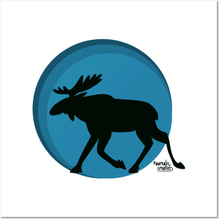 Moose in Finland - moose hunting Posters and Art